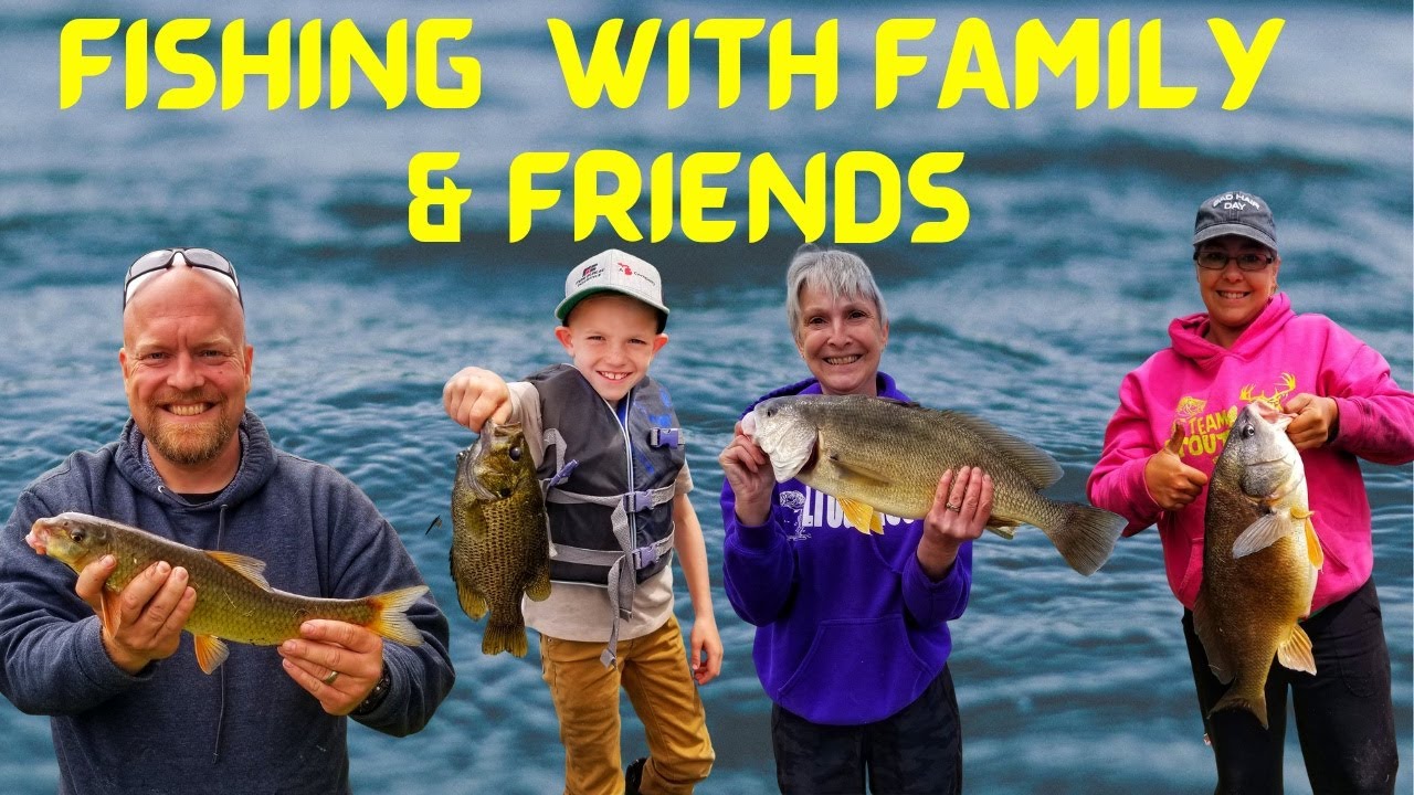 Рыбалка с семьей, Бентли и пруд Мио.