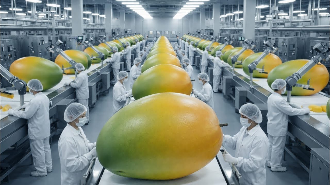 Inside a Dried Mango Factory | How Dried Mango Is Made (Full Process) | Process Vision