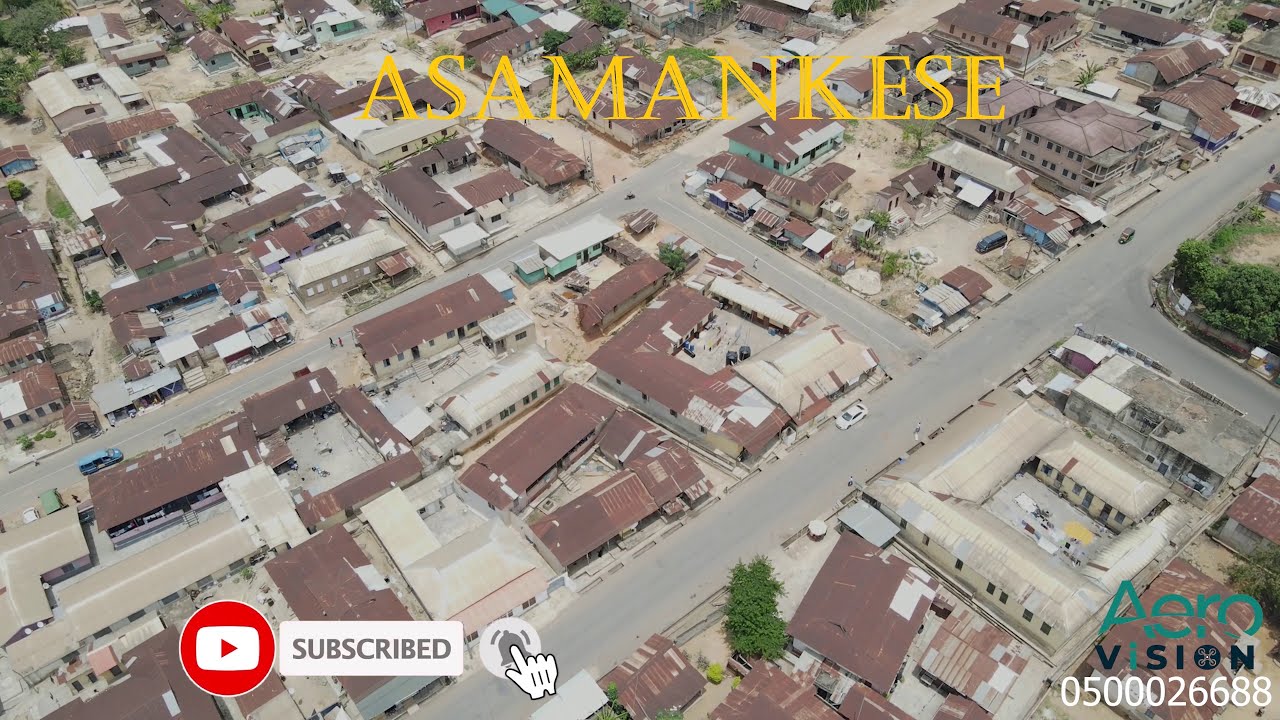 4K VIEW OF ASAMANKESE FROM THE SKY