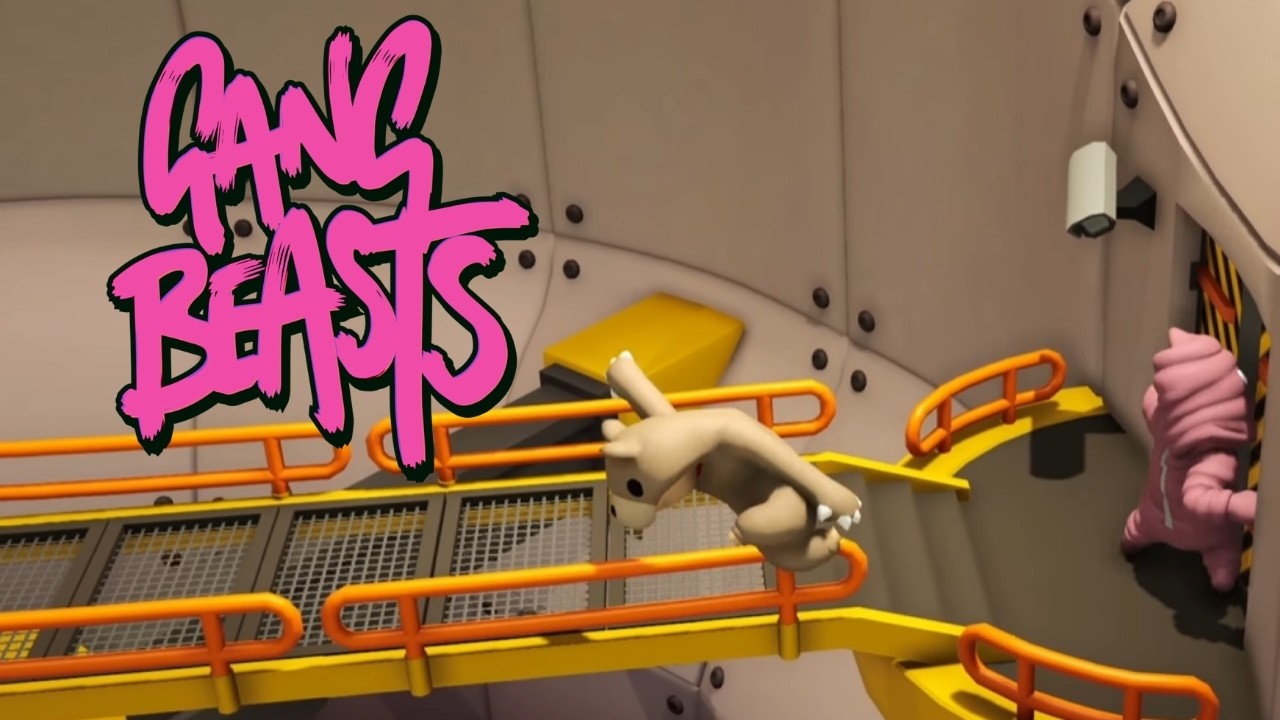 A fun and chaotic Gang Beasts match