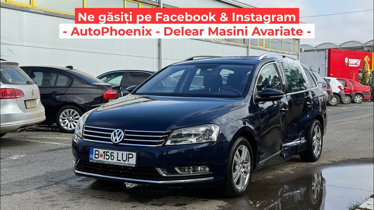 Volkswagen Passat 2013 Avariat | 2.0 Diesel | AutoPhoenix - Delear Masini Avariate