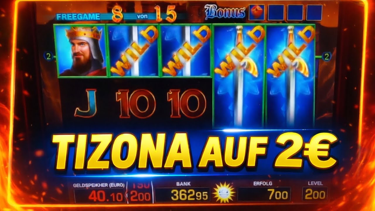 Tizona Jackpot auf 2€ geile Freispiele🔥 Spielhalle