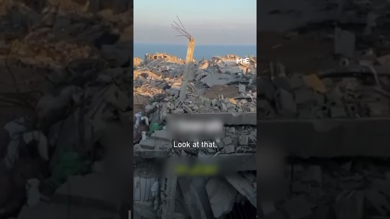 Israeli soldier posts video mocking destruction in Gaza