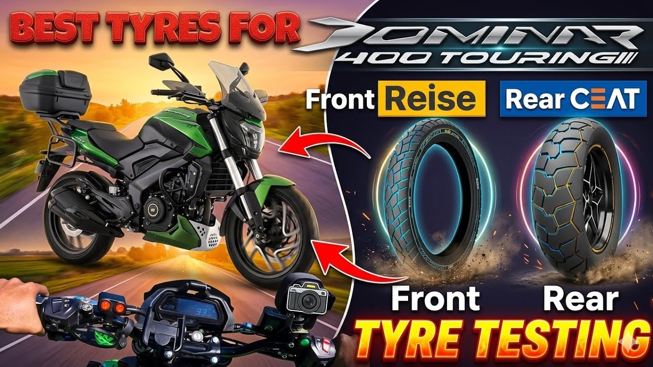 Ceat And Reise Dual Purpose Tyre Test | Dominar 400 Motovlog