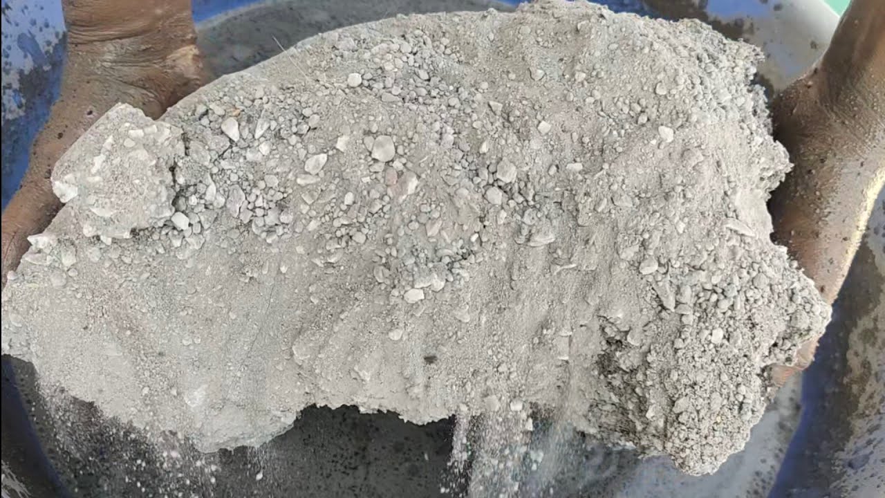 ||ASMR || Huge chunks || white stones cement crumbling in water || ASASMR ||  satisfying ||