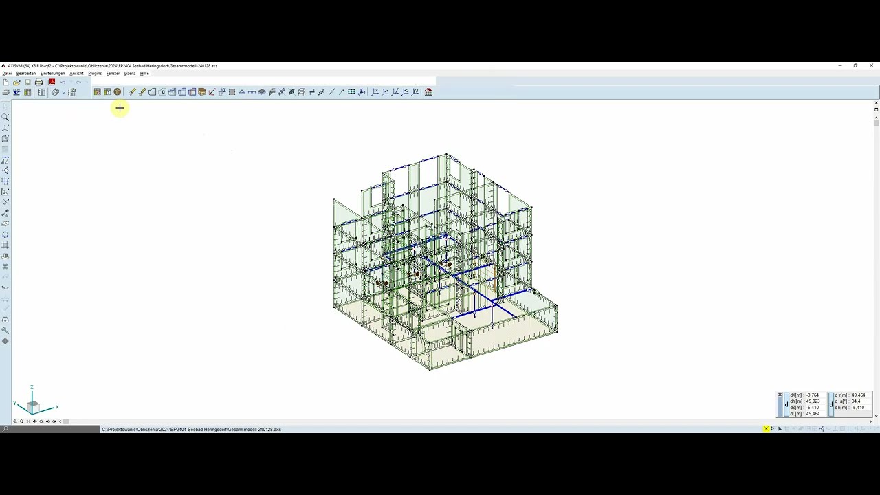 AxisVM X8 R1 - 3d2 nie działa