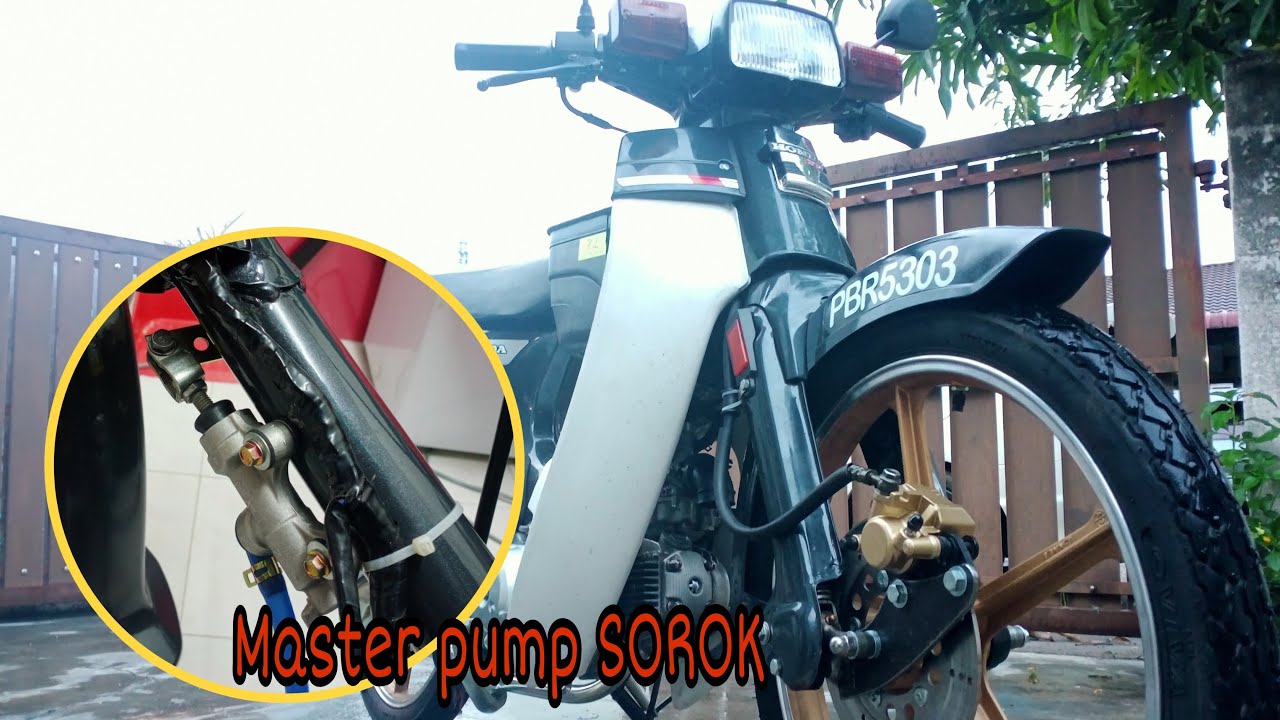 Honda GBO | Cara Senang Pasang Disc Brake Depan | Master pump sorok |