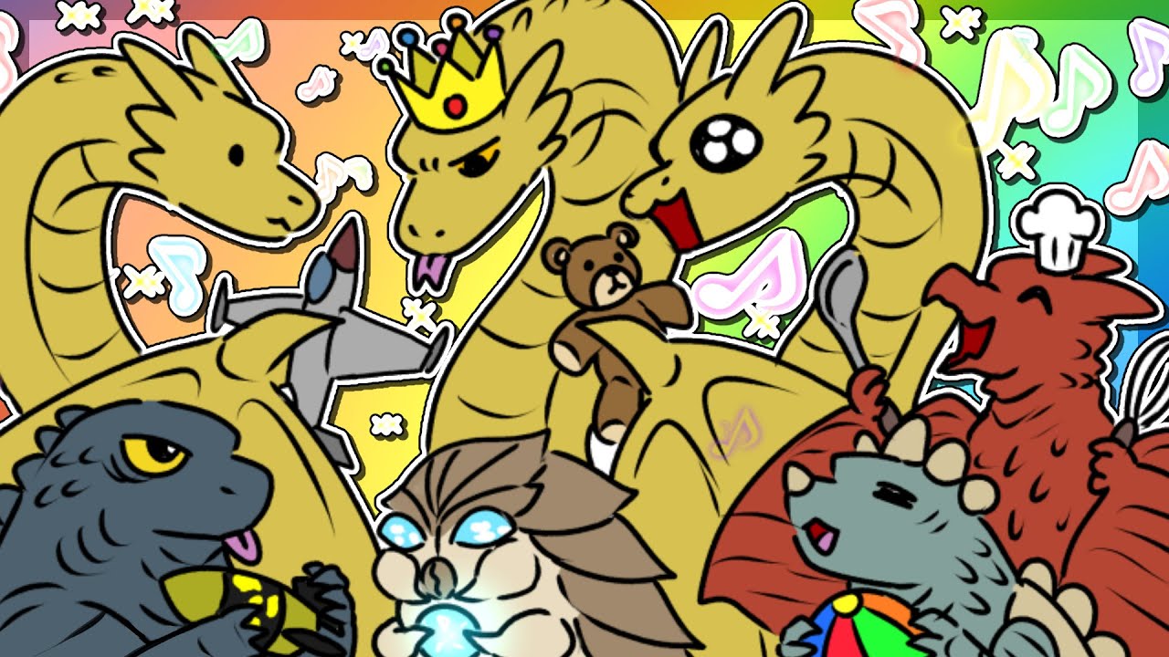 Baby Godzilla & Ghidorahs Kaiju Daycare (Godzilla Comic Dub)