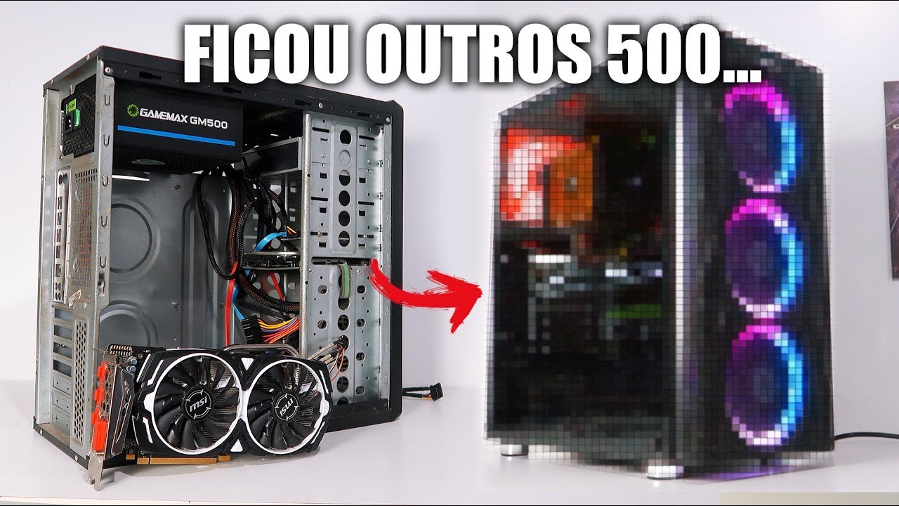 TRANSFORMEI O COMPUTADOR GAMER DE UM INSCRITO