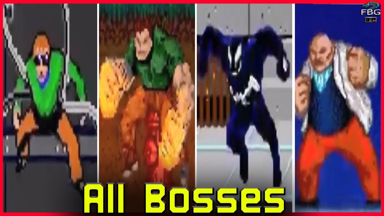 The Amazing Spider-Man vs. The Kingpin - All Bosses