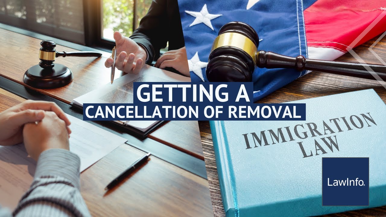 Cancellation of Removal