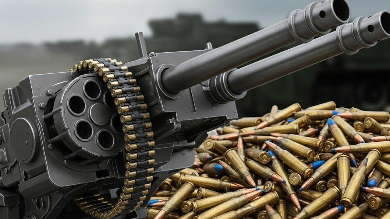 Невероятная мощь пулемета M134 Minigun &ndash; стрелки на борту!