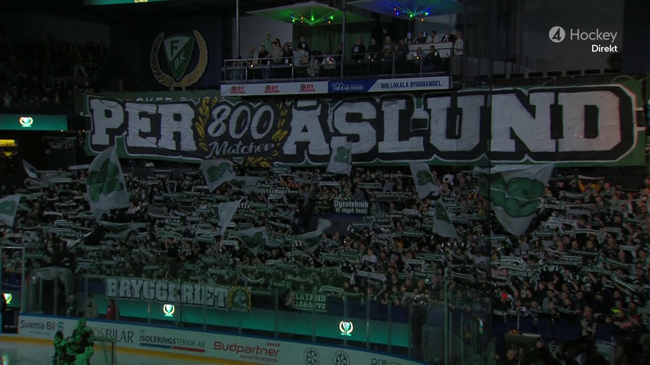 Färjestad BK - Frölunda HC | SHL 24/25 - Omgång 35 | Per Åslund hyllas för 800 matcher | 2025-01-18