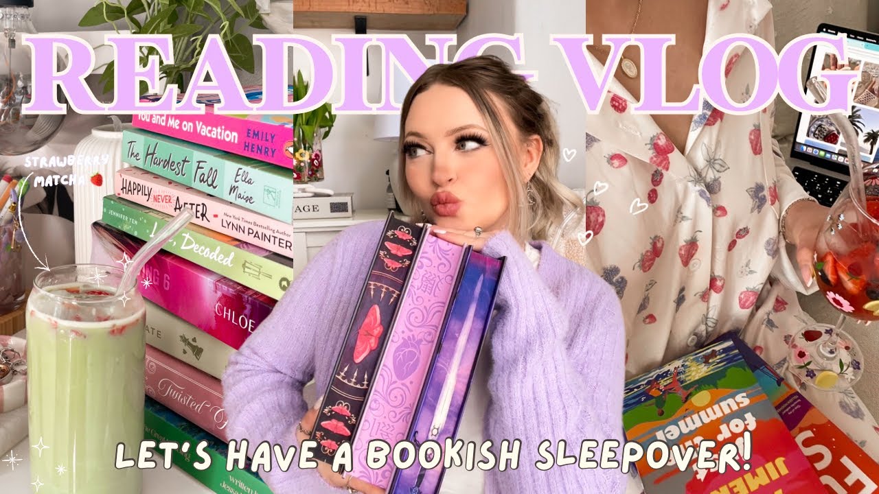 УСТРОЙТЕ СО МНОЙ КНИЖНУЮ НОЧЕВКУ ☁️💕🫧 💤🧸 уютный видеоблог для чтения, любовные романы, grwm и мно...