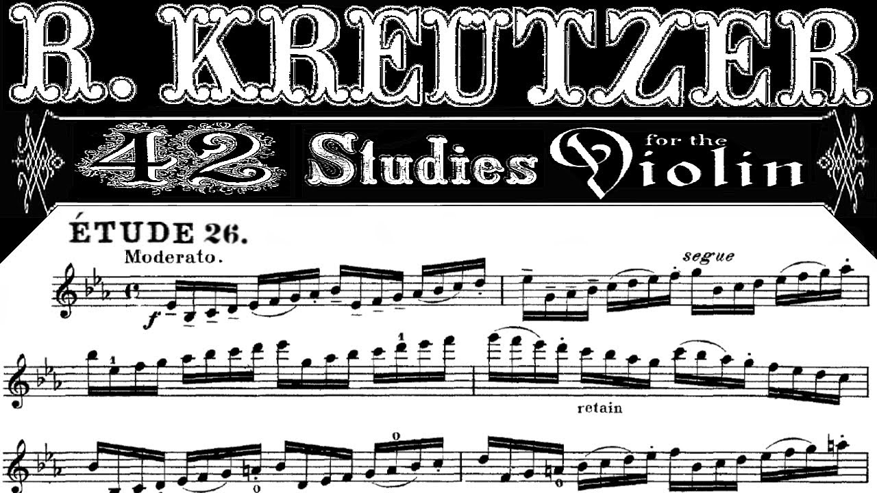 kreutzer - violín caprice, no. 26 | Piano Accompanist for beginner