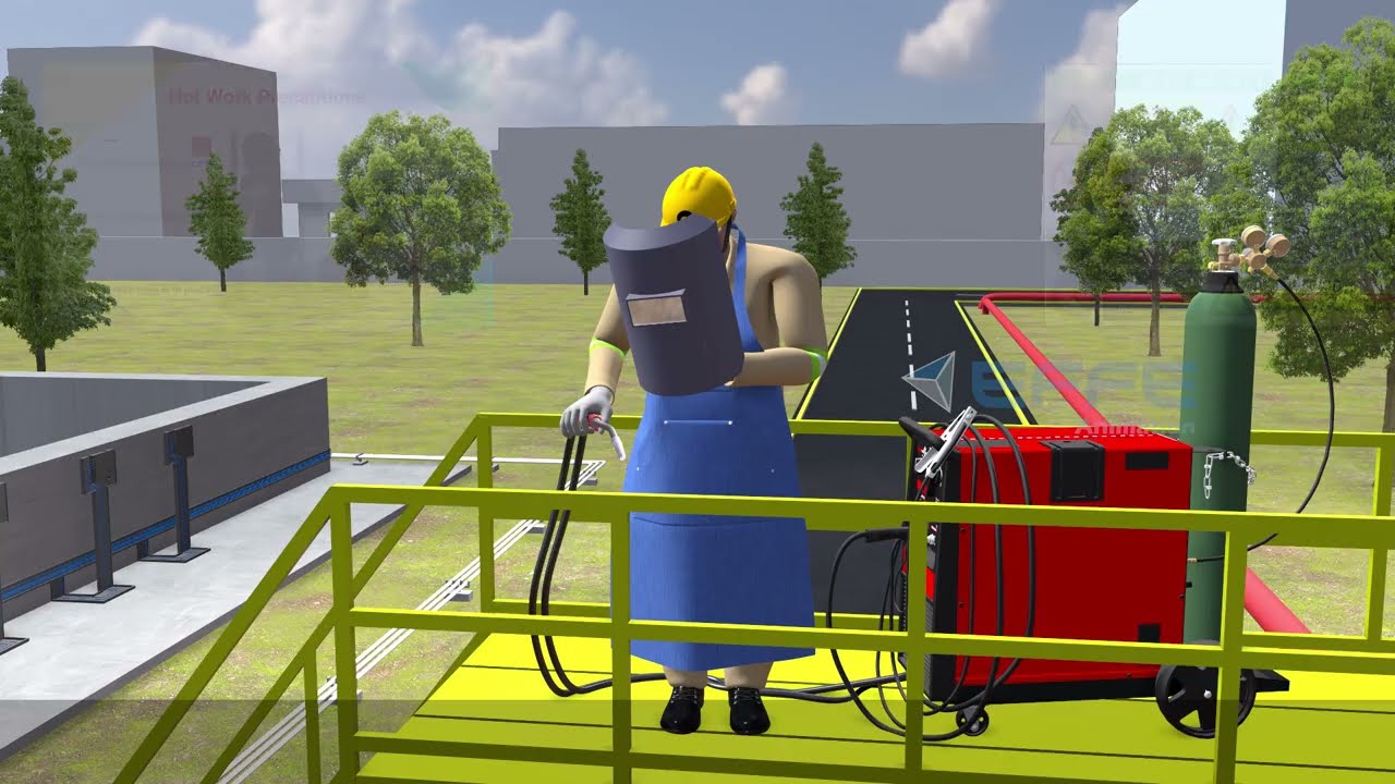 Hot Work Safety Induction Video in Hindi | Welding Safety Animation | Safety for Oil & Gas Industry