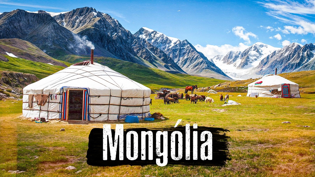 Nômades da Mongólia / Como eles vivem hoje em dia no deserto da Mongólia