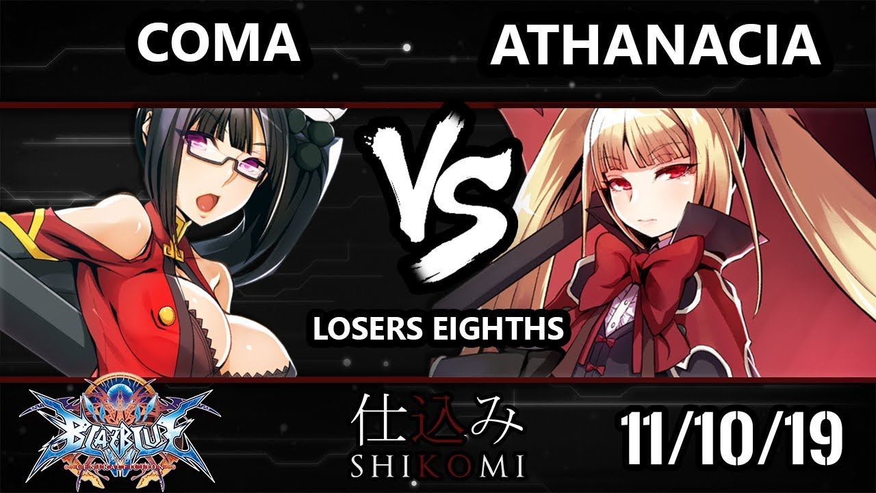 Shikomi BB:CF - Coma (Litchi) Vs. Athanacia (Rachel) BlazBlue: Central Fiction Losers Eighths