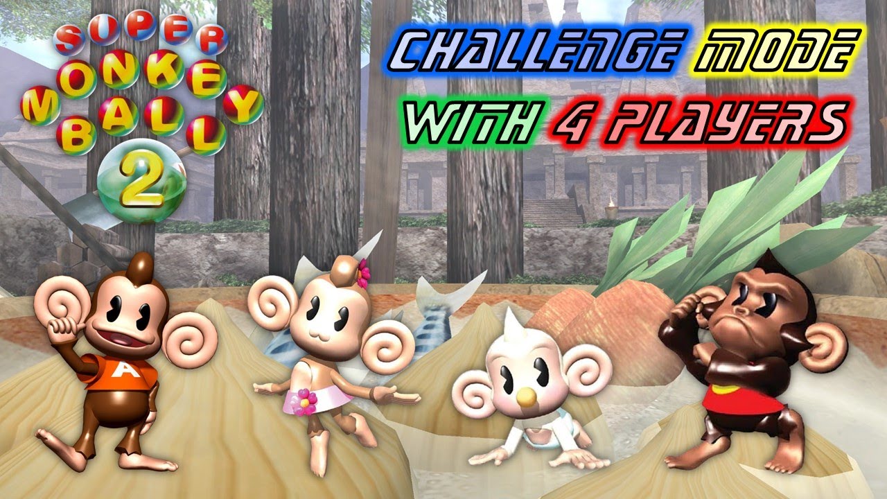Super Monkey Ball 2 - Challenge Mode - Advanced Stages With 4 Players