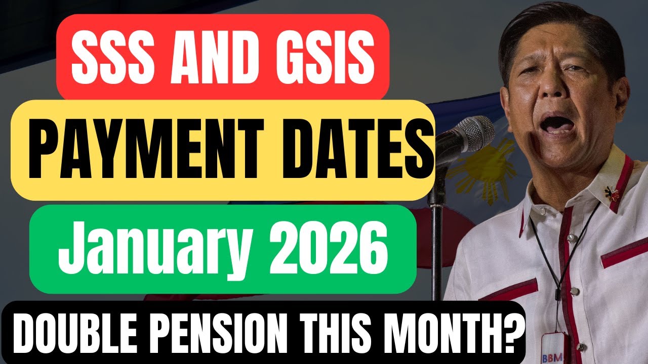 Good News for Seniors: SSS & GSIS Pension Payment Schedules for January 2026