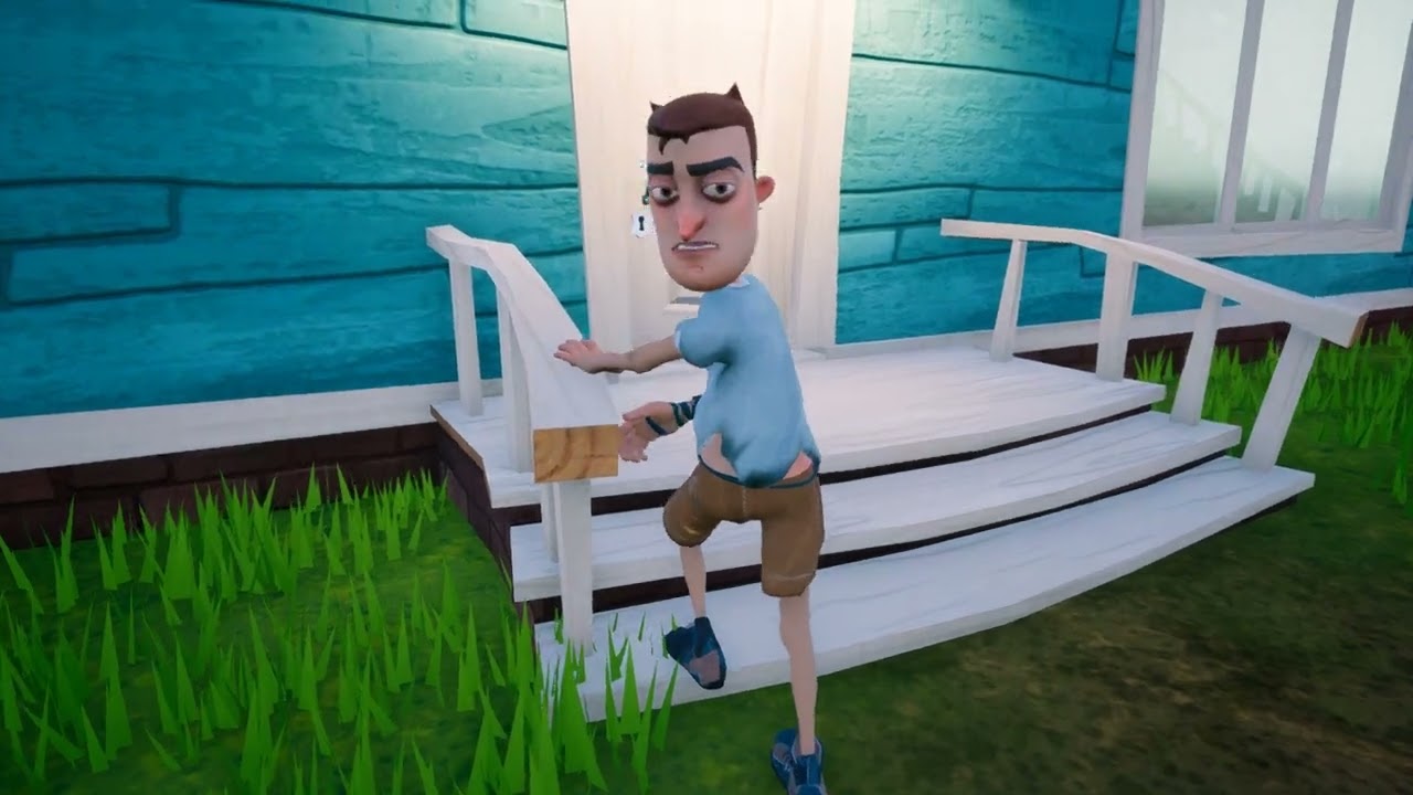 HELLO NEIGHBOR FULL GAME (WITHOUT GETTING CAUGHT AND NO DEATHS IN 39 MINUTES ALL CUTSCENES)