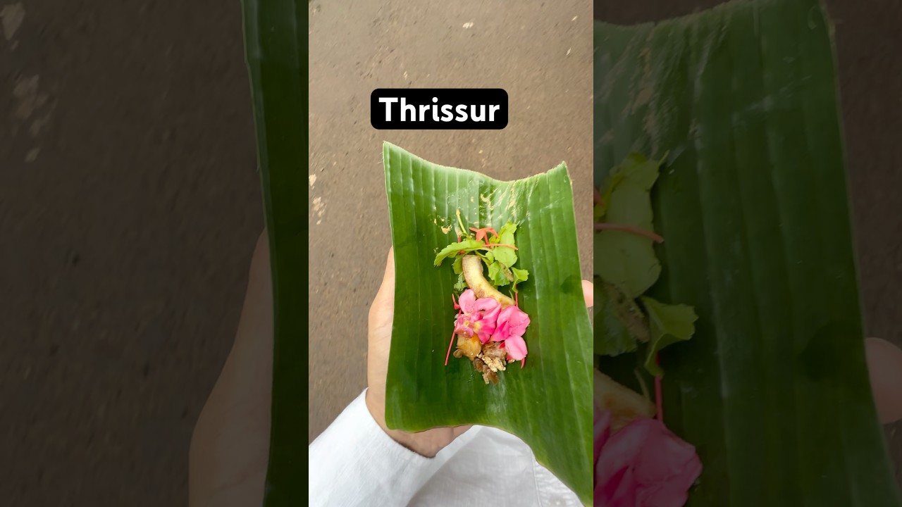 When it’s Thrissur every day feels like a festival. 