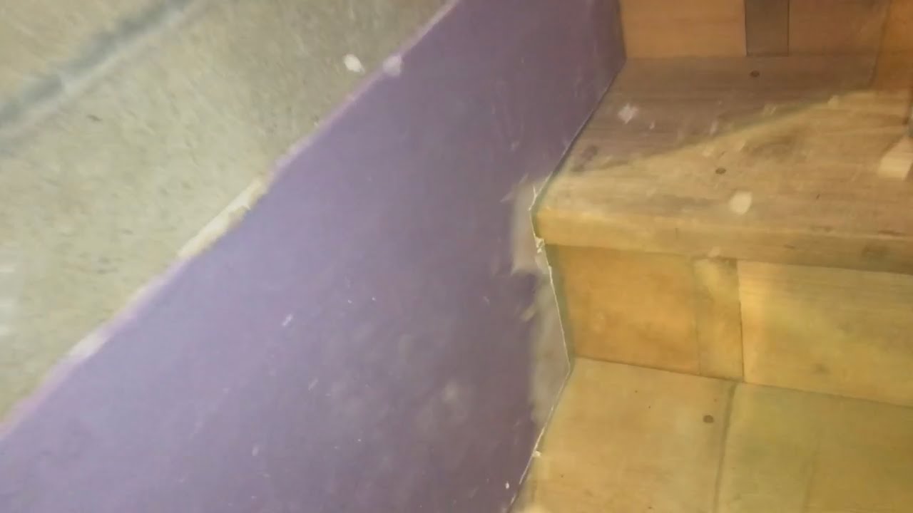 SECRET to making drywall fit stairs perfectly