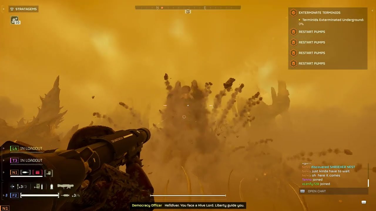 Helldiver. You face a Hive Lord, Liberty guide you.