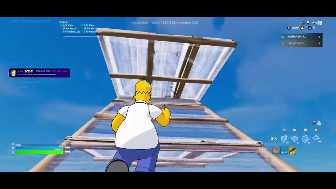 Ich spiele Fortnite  1v1 Build Fight Spotinghawk und MegaRemixYT  macht sein come back 