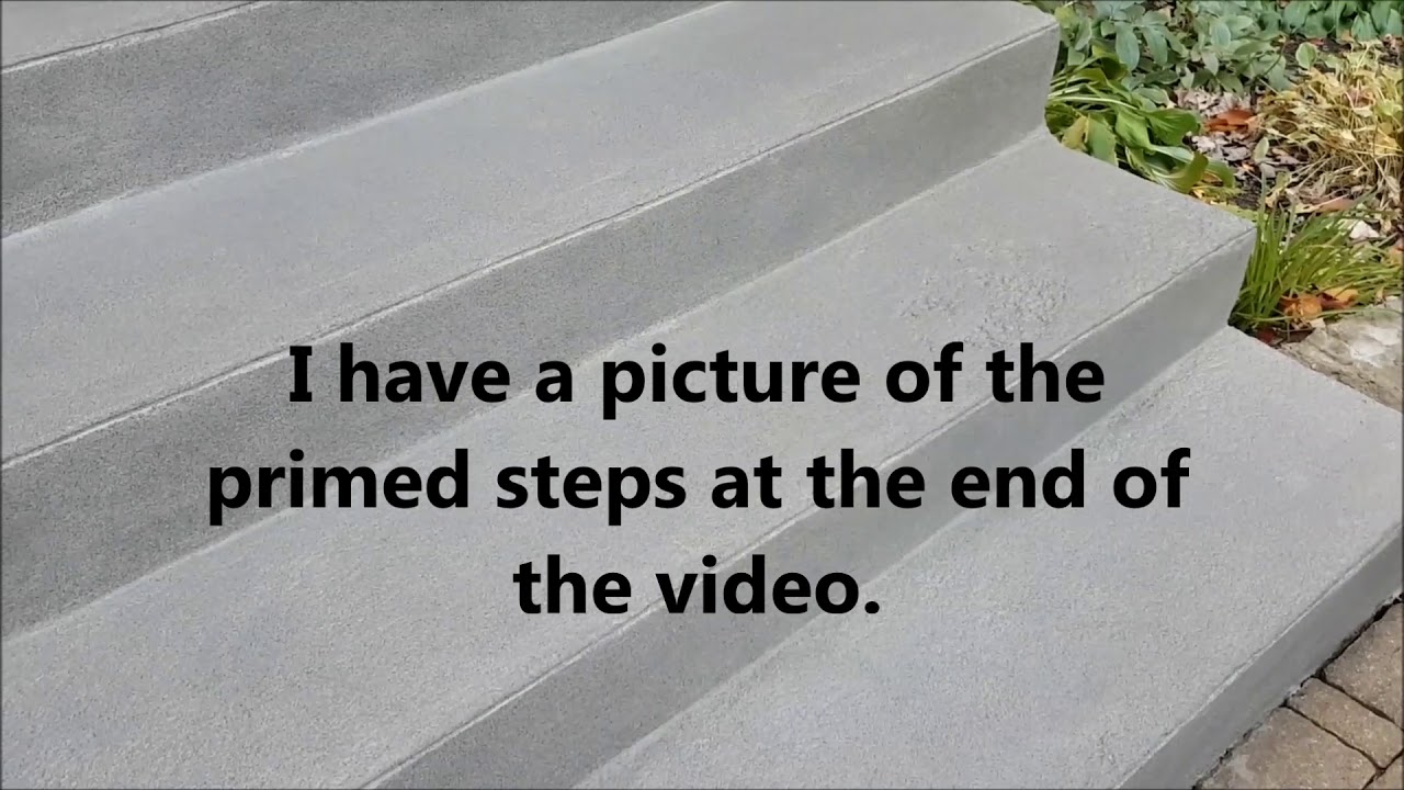 Behr Granite Grip on concrete steps - DIY