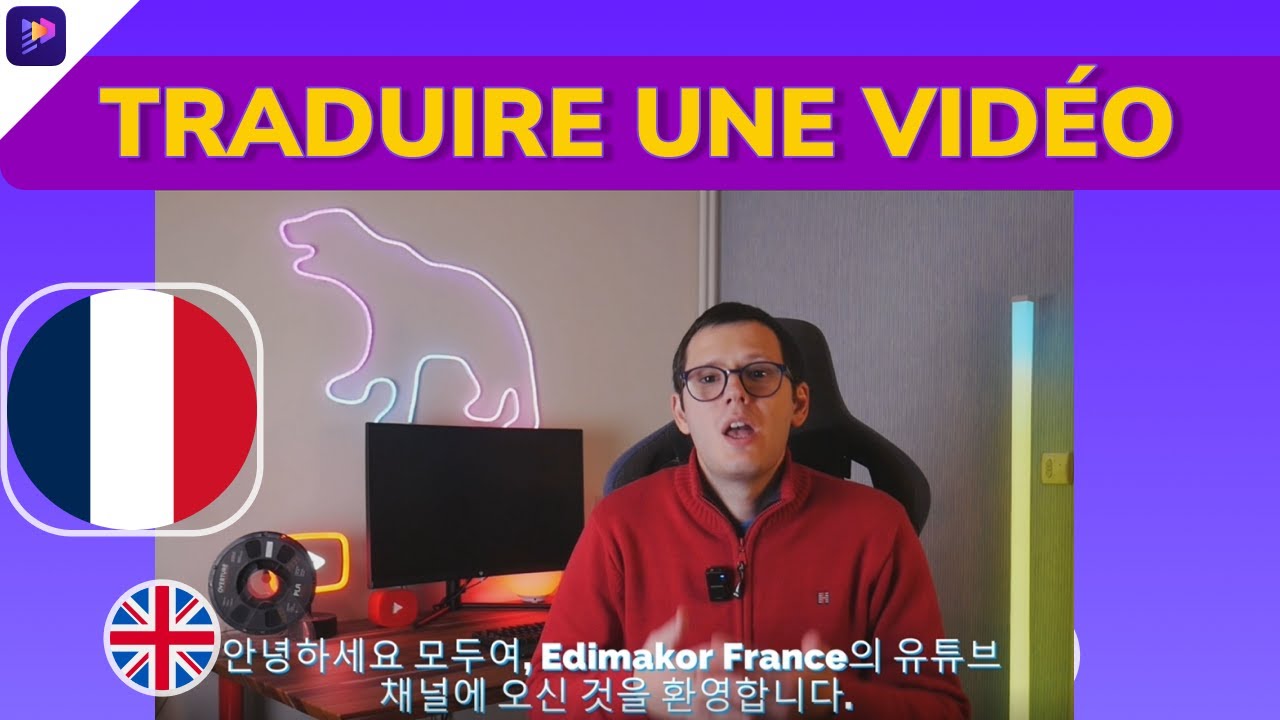 🥇TRADUIRE vidéo dans Toutes les LANGUES avec l'IA Gratuitement | anglais au français