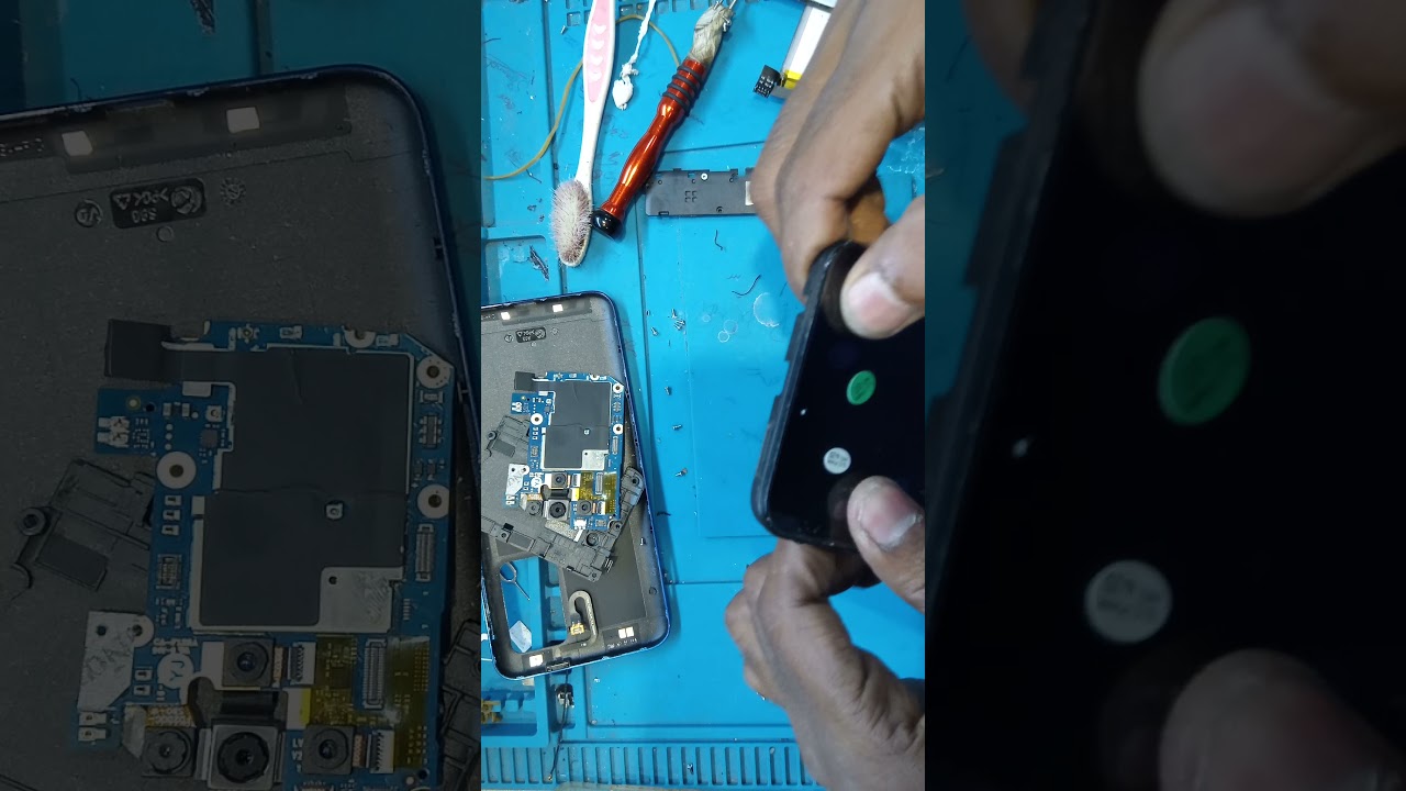 How To OUKITEL C21 Display Black  Problem Solution By Touch With LCD Replace Easily  !