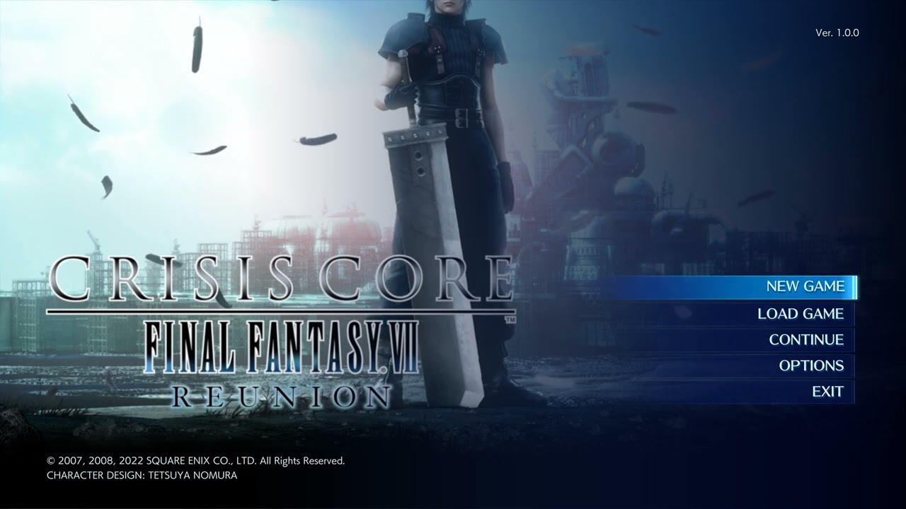 Crisis Core: Final Fantasy VII Reunion  | Main Menu Theme (1 Hour Extended)