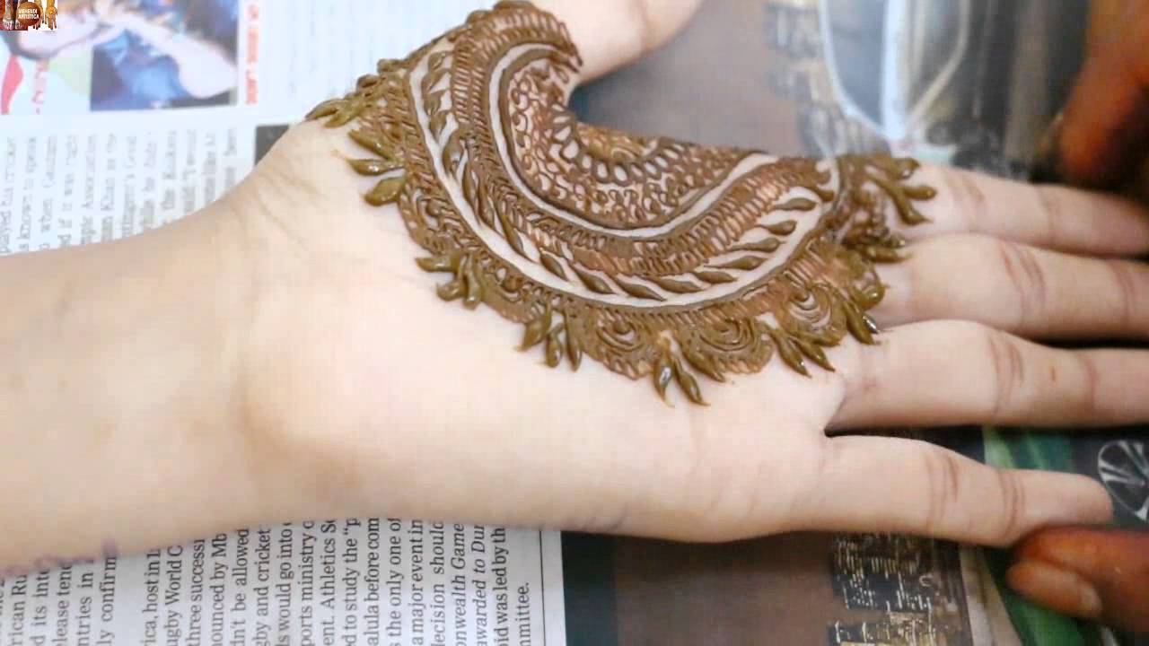 Morroccan Indo Mehendi:Semi Western Mehndi Application 2016 Class