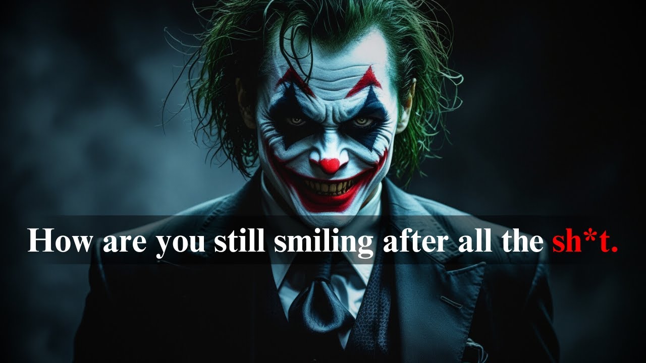 GOD SAVED you from those NARCISSISTIC ZOMBIES from SUCKING you DRY - Joker Speech Dark (Powerful)