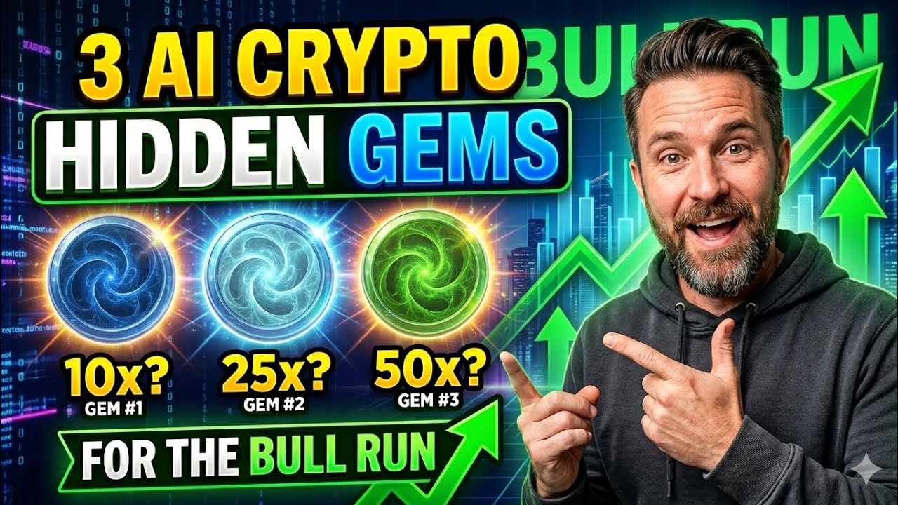 3 AI Crypto Hidden Gems for the Bull Run 🚀 