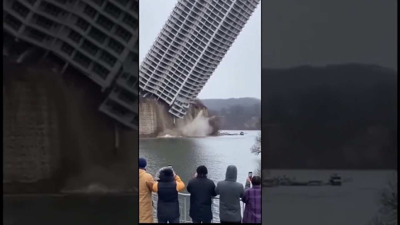 Skyscraper Collapses Under Eroding Ground