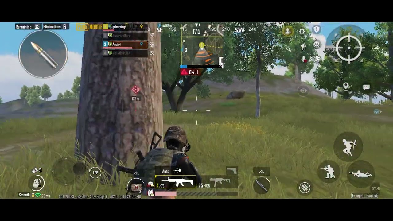 Pubg Mobile half match 11 kills and accidentally killed 