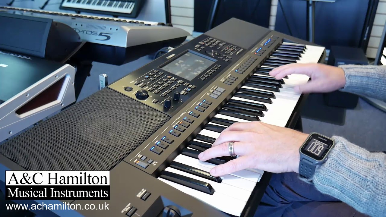Первая демонстрация Yamaha PSR-SX900