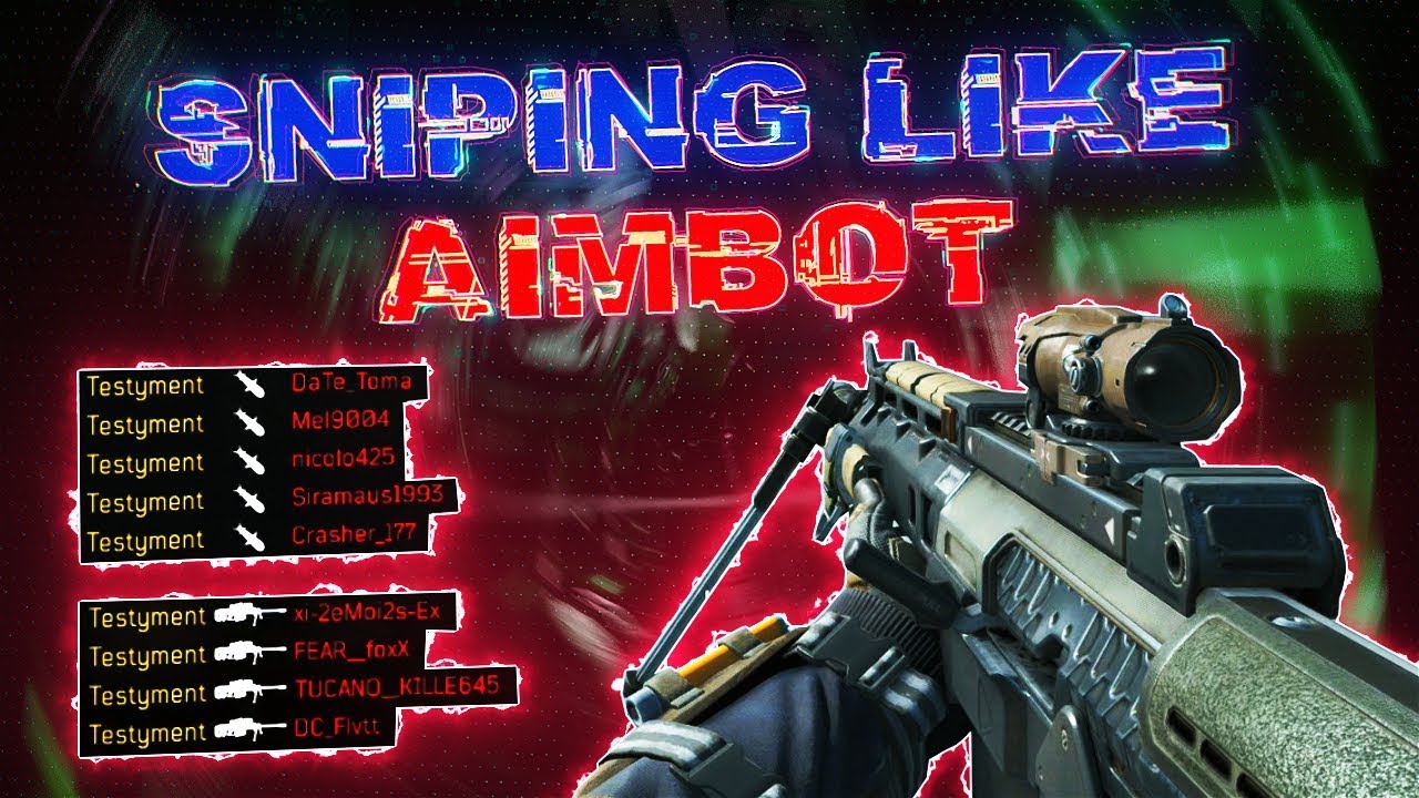 AIMBOT SNIPING on BO4.. (Class Setup & Sensitivity)