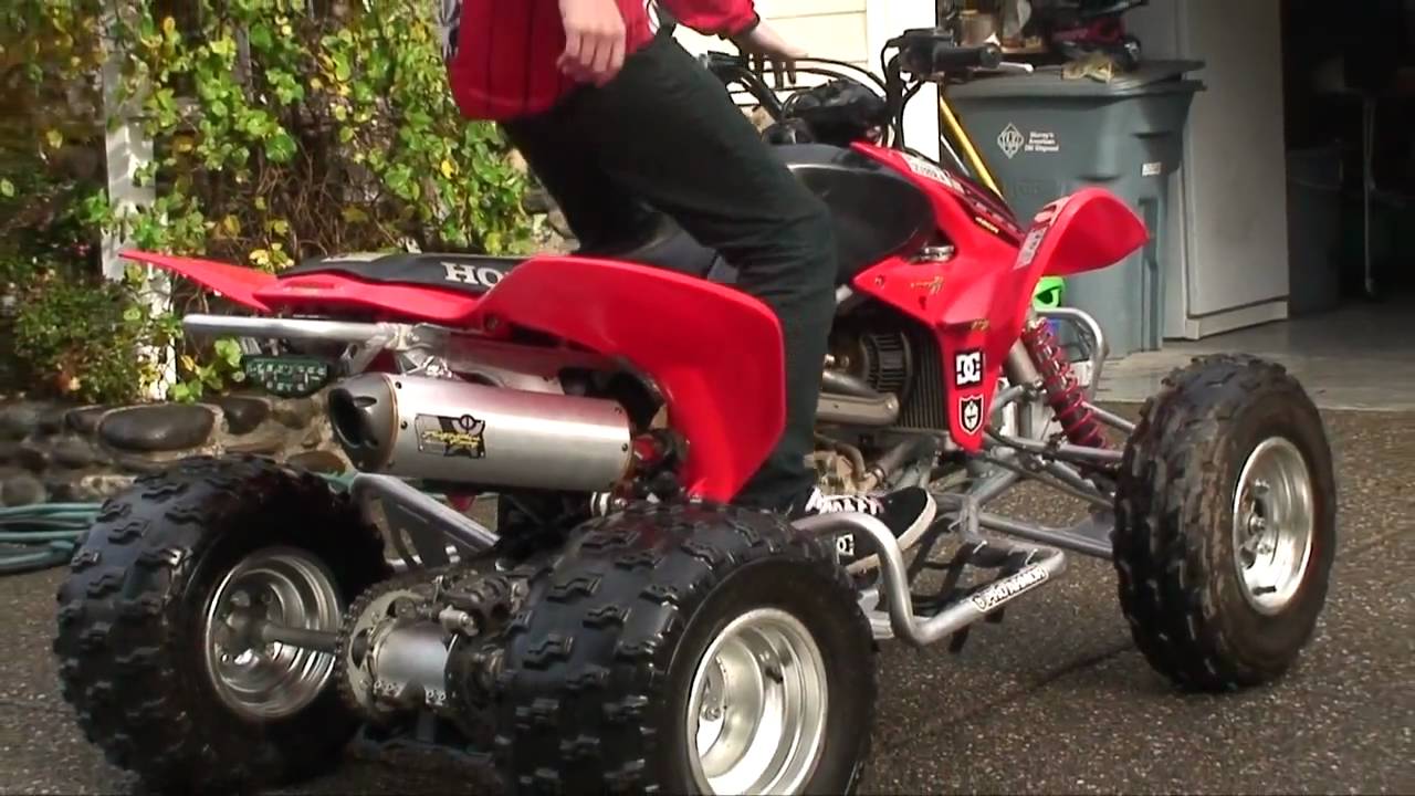 IT SOUNDS MEAN! 2004 HONDA TRX450R WALKAROUND
