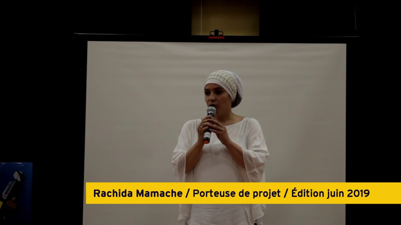 Les Mureaux : Booster Des Entrepreneurs juin19 Pitch de Rachida Mamache