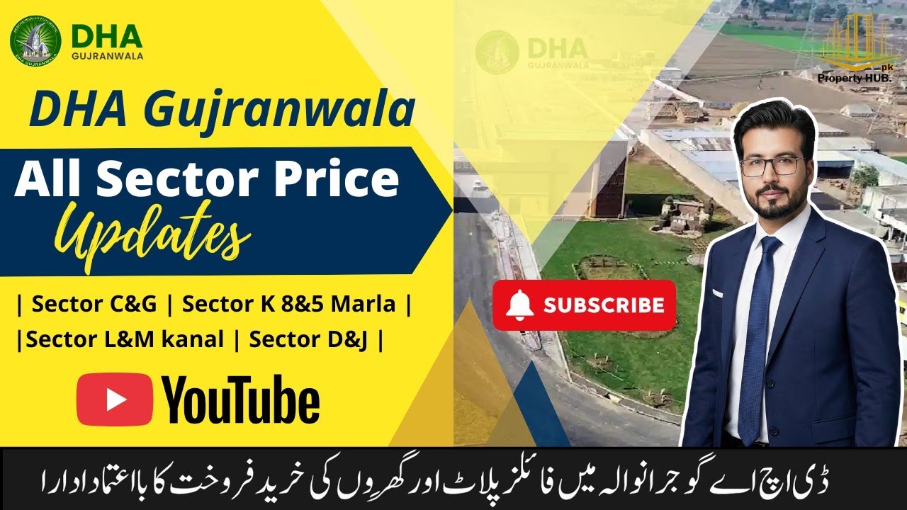 DHA Gujranwala Prices Update All sector & files. propertyHUB.pk.