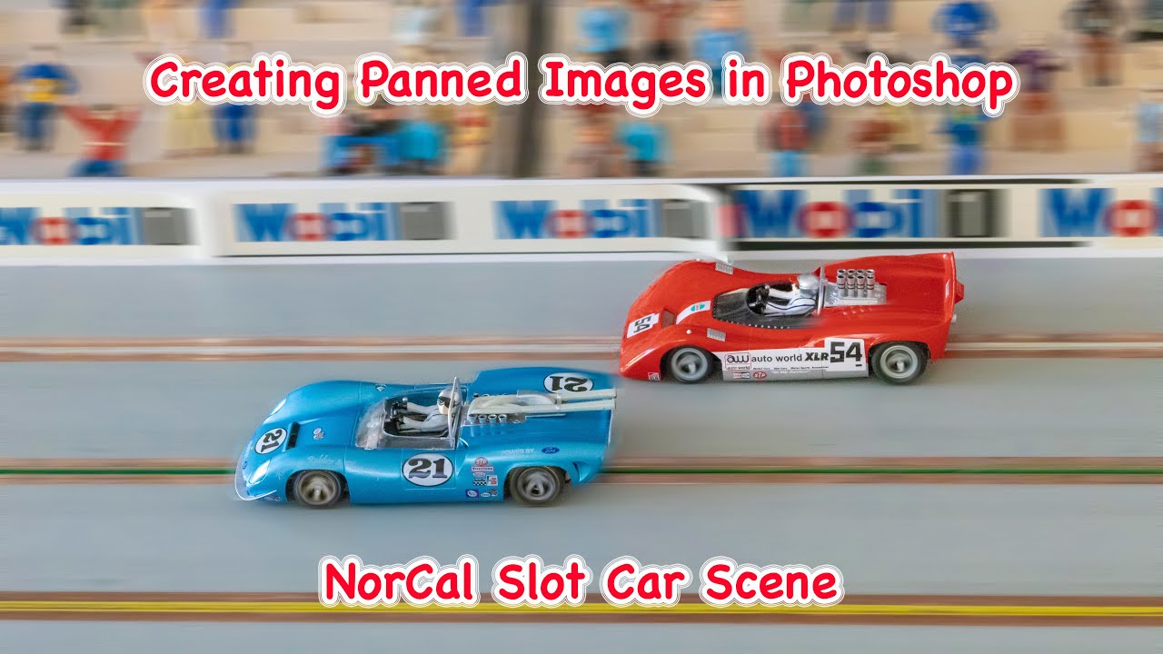 Creating realistic looking slot car pictures