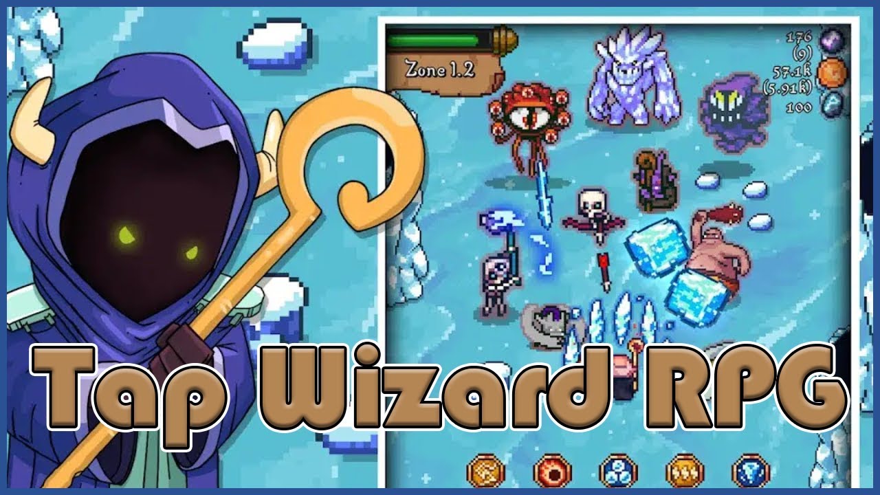 Tap Wizard RPG: Arcane Quest - SEJA O PODEROSO MAGO!