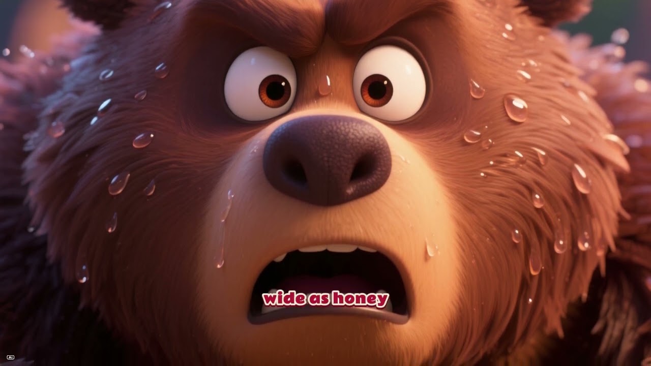 Hop and Quack: Bunny and Chick Escape an Angry Bear with a Giant Pinecone 🐰🐥🐻🌲 |