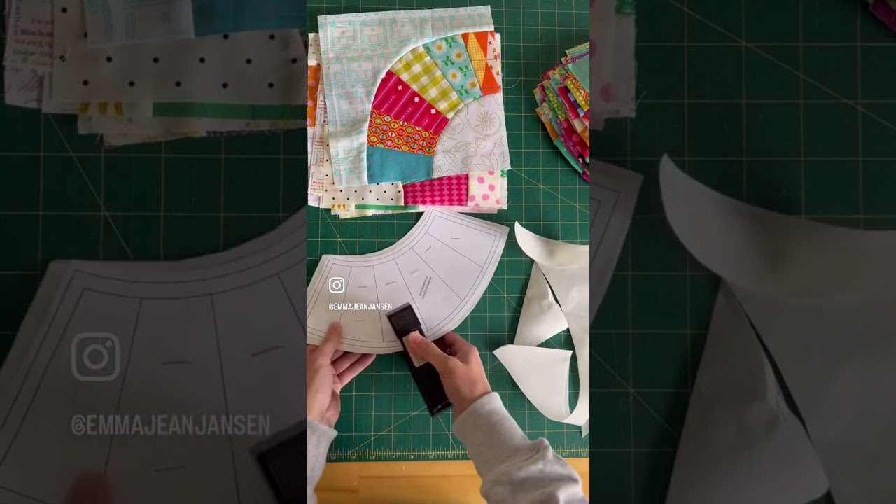 &bull;Part 1 of 3&bull; Freezer paper foundation piecing tutorial by @emma_jean_jansen