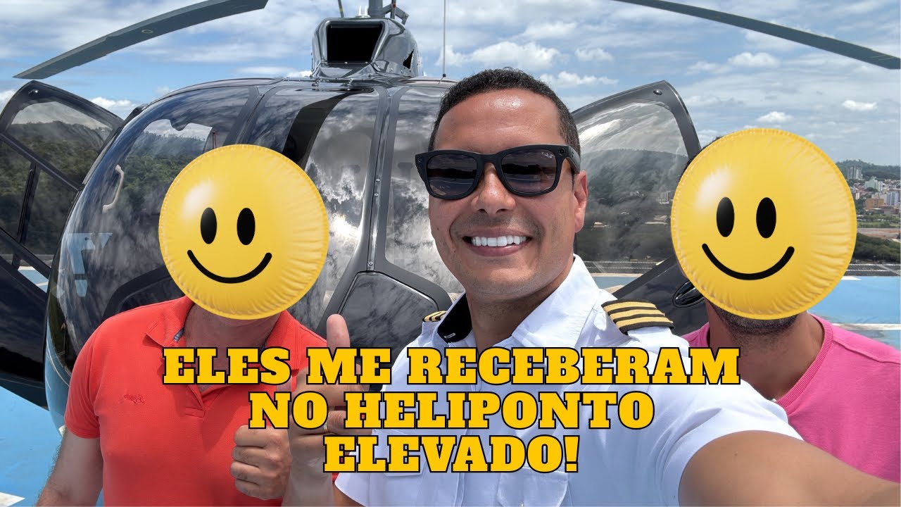 DECOLAGEM DE BH PARA IPATINGA: FUI RECEBIDO POR UM INSCRITO NO POUSO NO HELIPONTO! 🚁