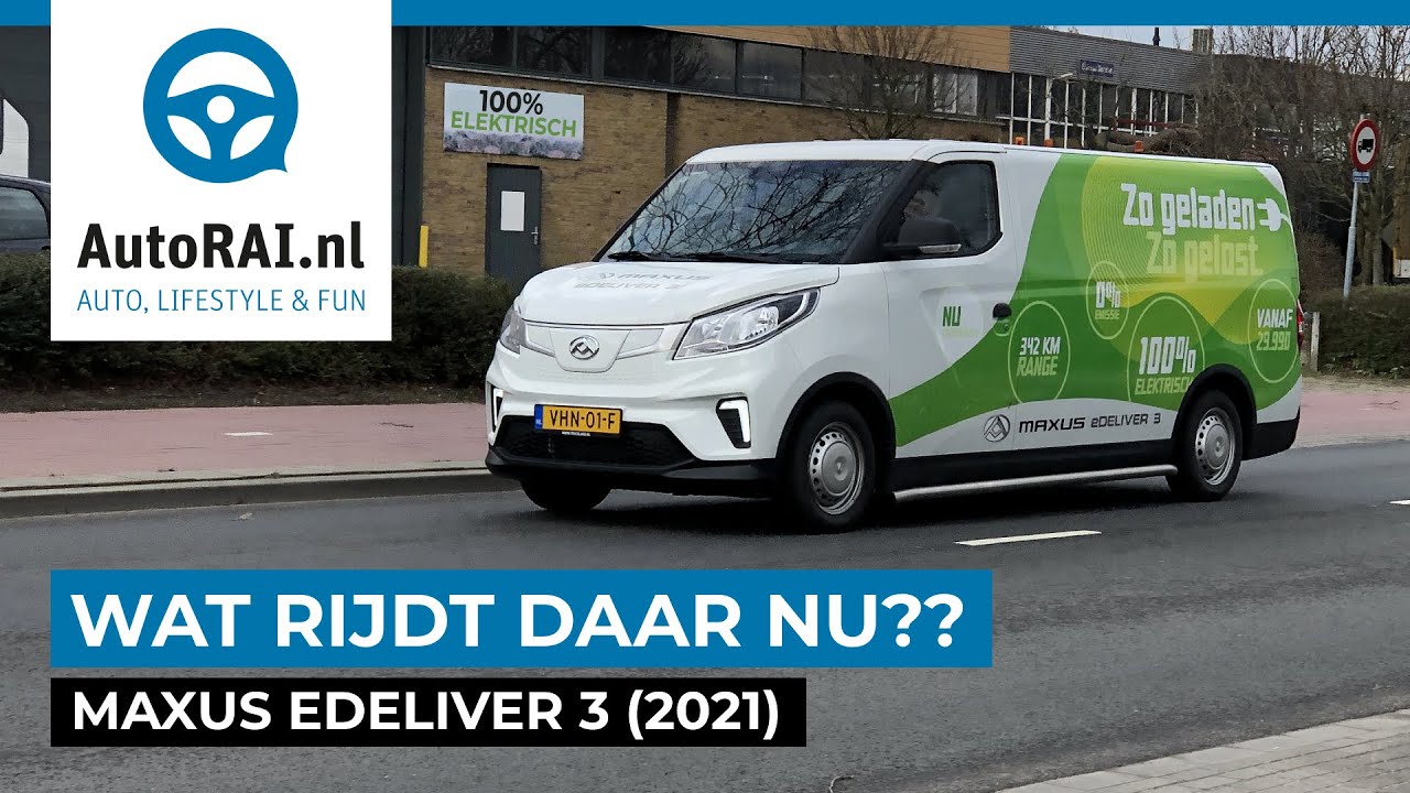 Maxus eDeliver 3 (2021) - Deze elektrische bus ken je (nog) niet - AutoRAI TV