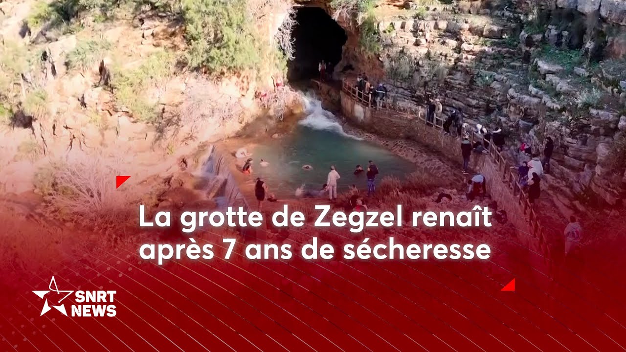 La grotte de Zegzel retrouve son éclat après les récentes précipitations